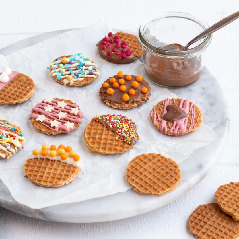 Stroopwafel Galleta de Caramelo mini (caja de 50pz)