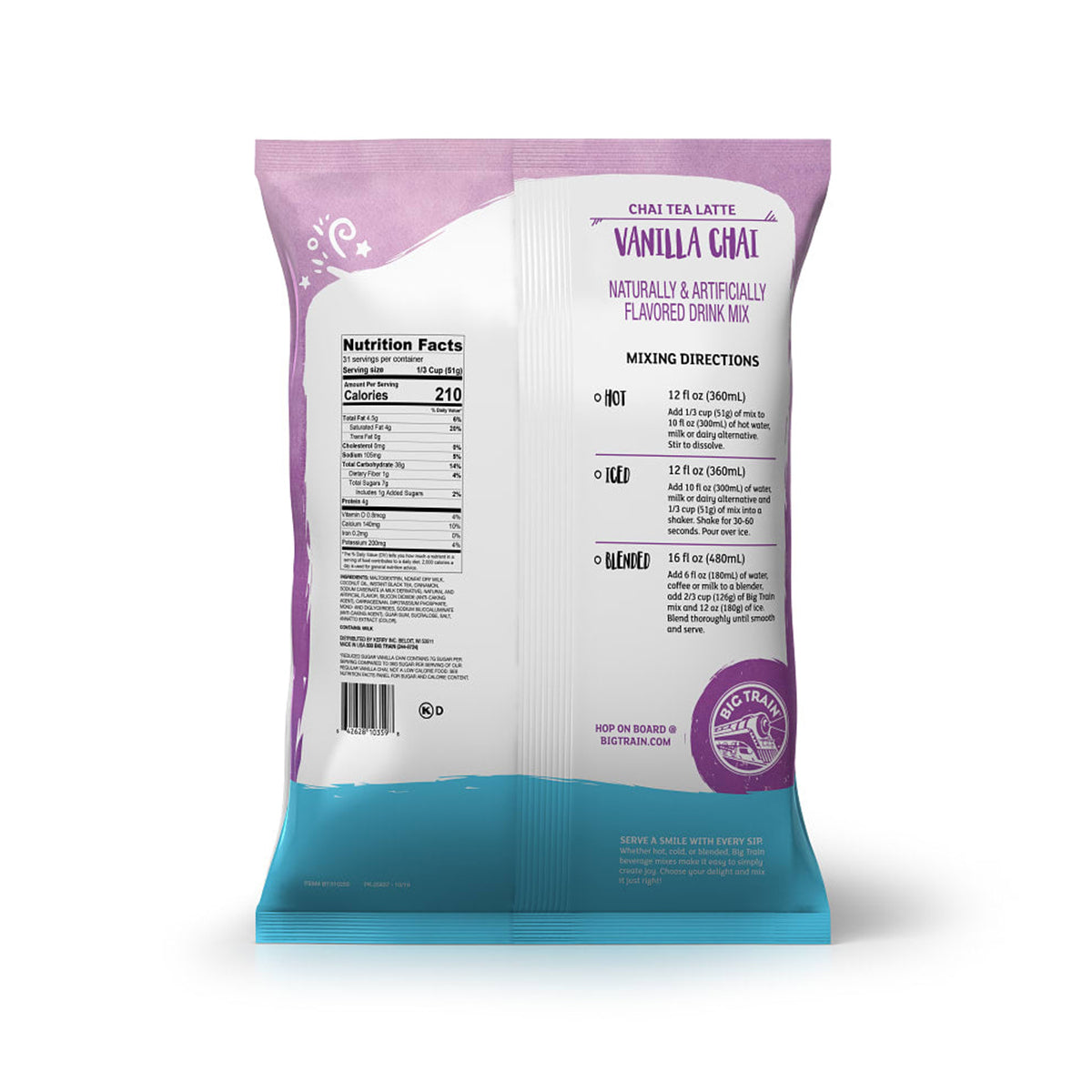 Polvo Vanilla Chai Low Sugar 1.58kg