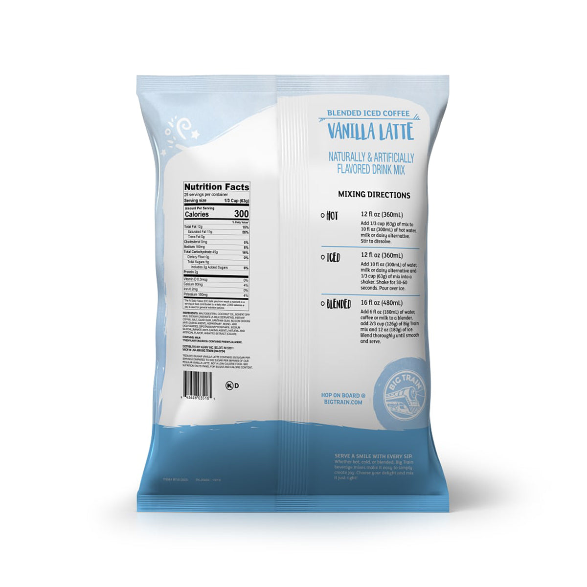 Polvo Vanilla Latte Low Sugar 1.58kg