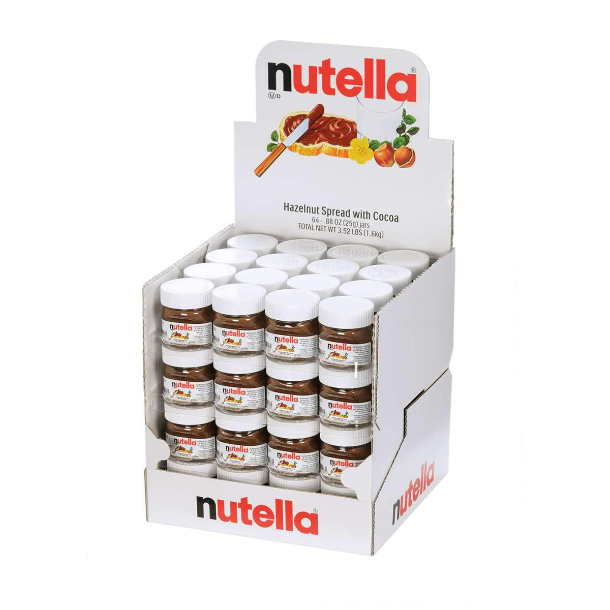 Mini Nutella Jars (64pz)