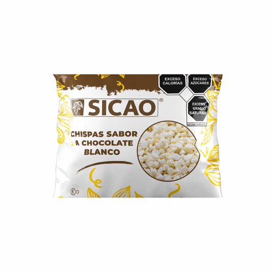 Chispas Sicao sabor a chocolate blanco 500g