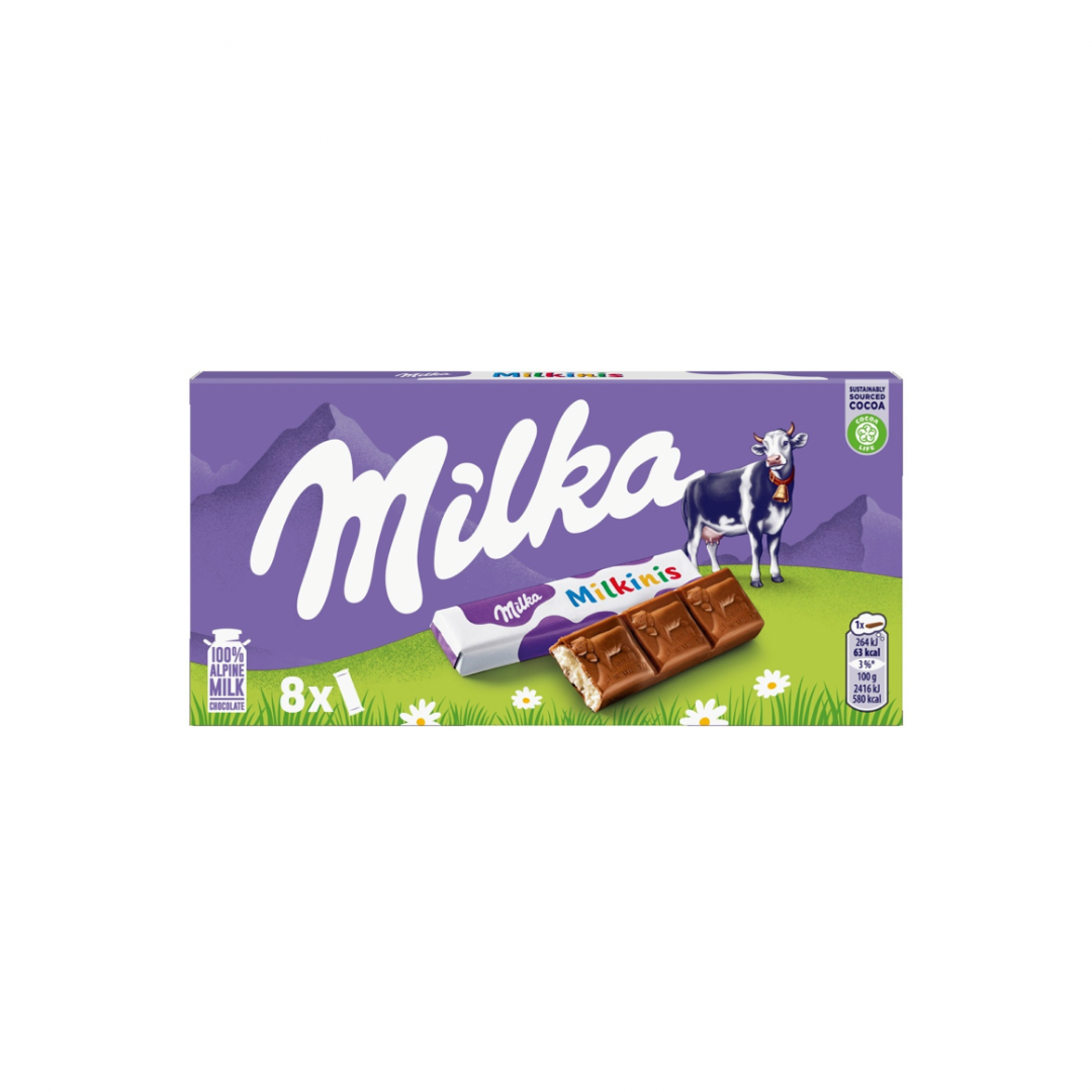 Milka barritas de chocolate Milkinis